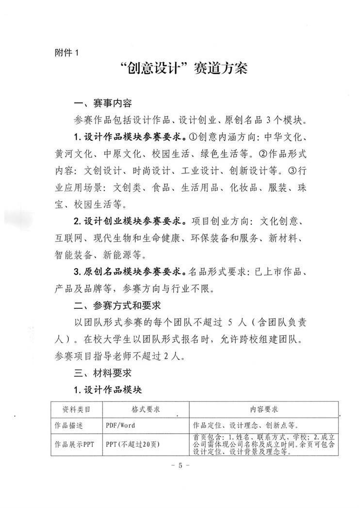 关于举办河南省创意设计大赛暨“2021长江三角全球创意设计大赛”河南赛区选拔赛的通知